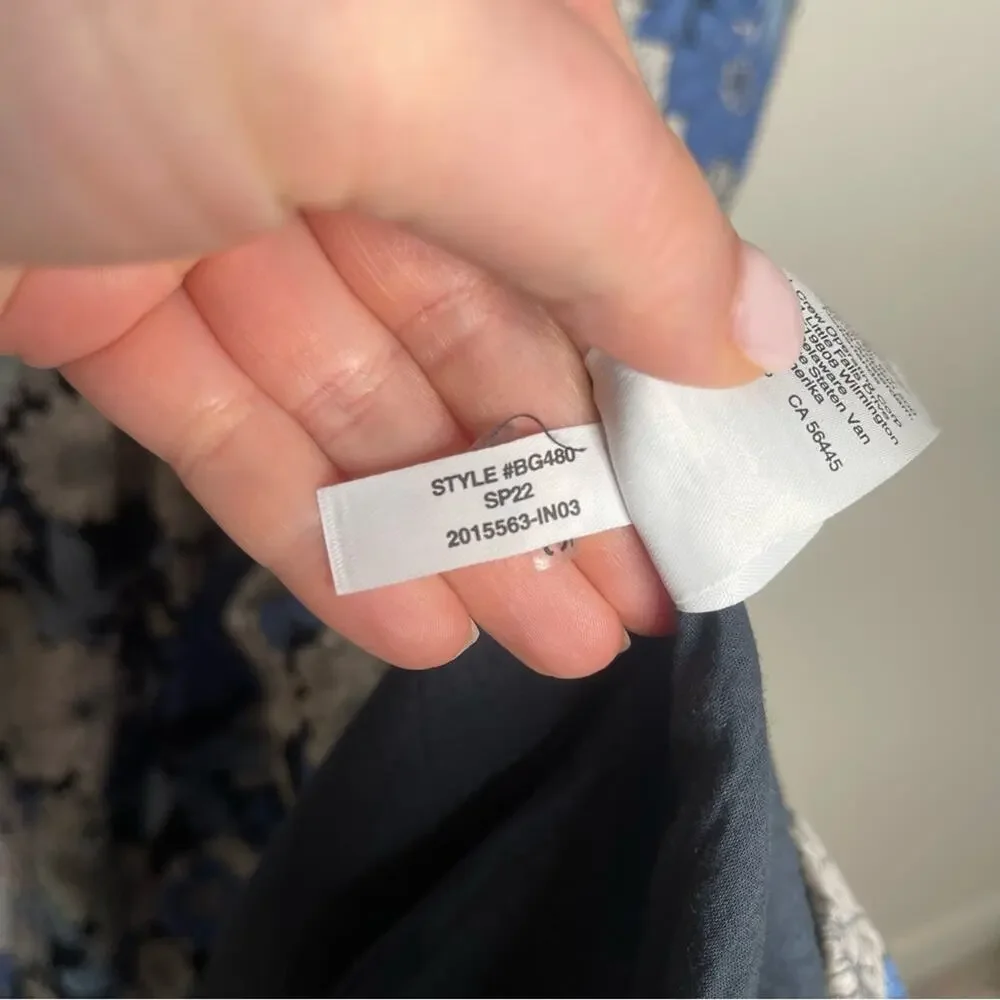 J. Crew Linen Daydream Dress in Zinnia Floral M